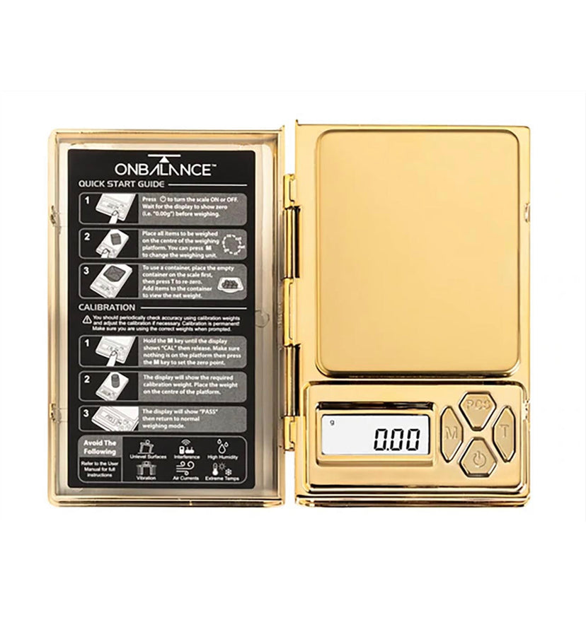 Bilancia digitale ONBALANCE SH-100-GO cromata