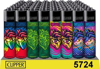 CLIPPER LIGHTERS - HEARTS